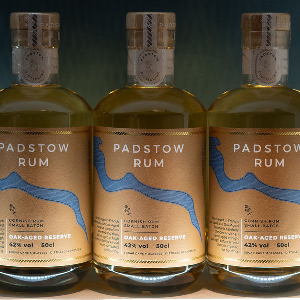 Padstow Oak-Aged Cornish Golden Rum - 50cl, 42%