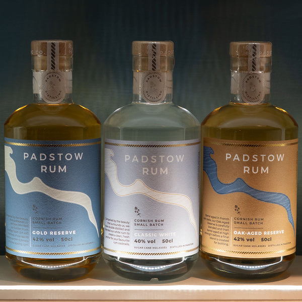 Padstow Oak-Aged Cornish Golden Rum - 50cl, 42%