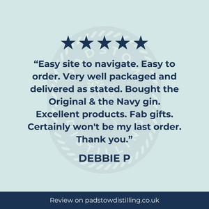 Padstow Gin® Stepper Point, Navy 57% 20cl